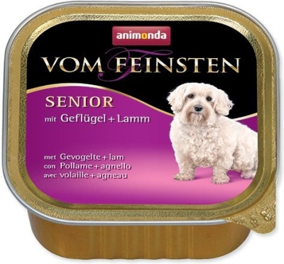 Paštika Animonda Vom Feinstein Senior kuře a jehně 150g