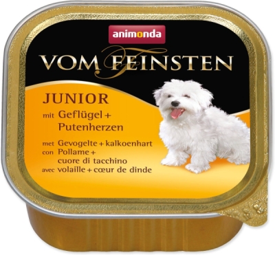 Paštika Animonda Vom Feinstein Junior drůbež a srdce 150g