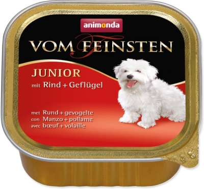 Paštika Animonda Vom Feinstein Junior hovězí a drůbež 150g