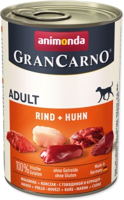 Konzerva Animonda Gran Carno Adult hovězí a kuře 400g