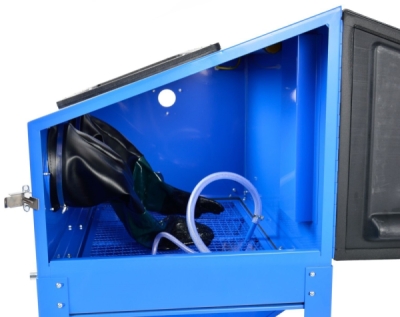 Pískovací box, pískovačka, objem 220 litrů, s příslušenstvím GEKO G02022