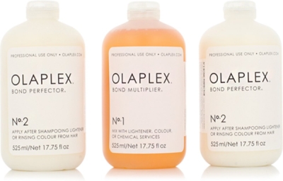 Olaplex Salon Kit No. 1 Bond Multiplier 525 ml + No. 2 Bond Perfector 2 x 525 ml + dávkovač