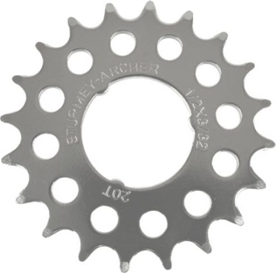 Pastorek Sturmey-Archer 20z 3/32" pro 2/3/5r stříb.