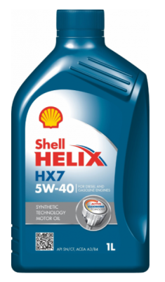 Motorový olej Shell Helix HX7 5W-40, 1L
