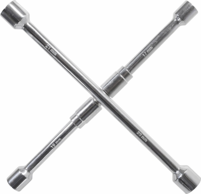 Klíč na kola 17-19/21-23 mm TÜV, GS Compass skládací