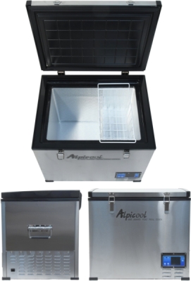 Autolednička chladicí box Compass BIG FRIDGE kompresor 60l 230/24/12V -20°C