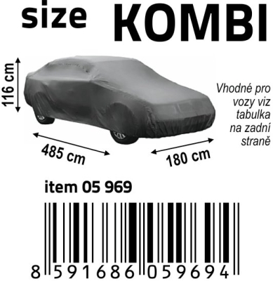 Compass ochranná plachta full   kombi 485x180x116cm nylon