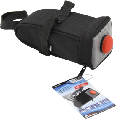 Compass cyklotaška pod sedlo se zadním LED světlem