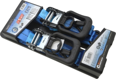 Compass popruh s ráčnou a háky 2ks 400dan 32mm x 4,90m tüv
