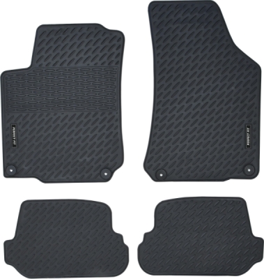 Compass koberce gumové perfect FIT P1 s fixací sada 4ks