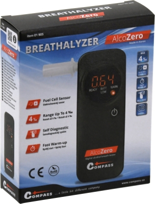 Compass alkohol tester alcozero - elektrochemický senzor