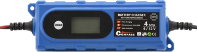 Nabíječka baterií Compass mikroprocesor 3,8Amp 6/12V PB/GEL LCD display