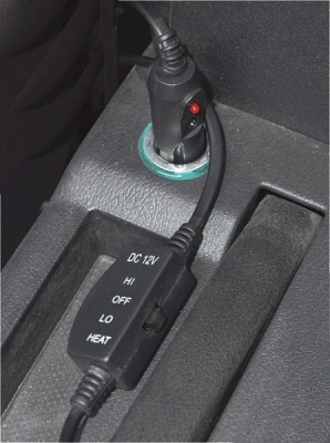 Potah na sedadlo vyhřívaný 12V Compass