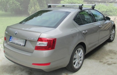 Střešní nosič Compass Octavia III zámek ALU DIH - liftback