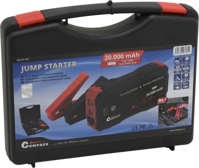Compass powerbanka s funkcí JUMP STARTER 20.000mAh 2000A