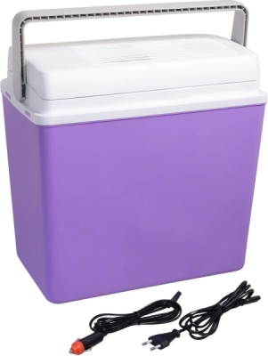 Autolednička chladicí box Compass 23l 12/220V purple