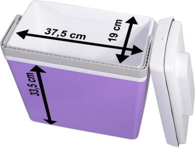 Autolednička chladicí box Compass 23l 12/220V purple
