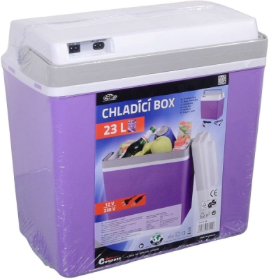 Autolednička chladicí box Compass 23l 12/220V purple