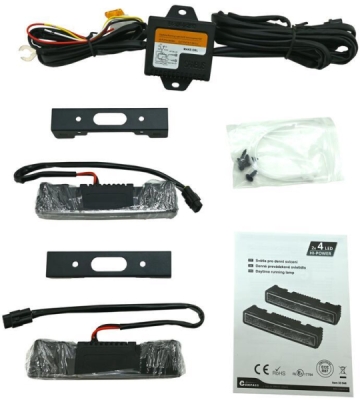 Světla denního svícení 4 HIGH POWER LED 12V Compass