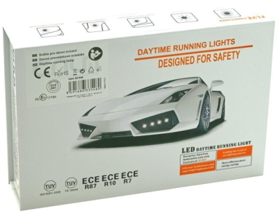 Světla denního svícení 4 HIGH POWER LED 12V Compass