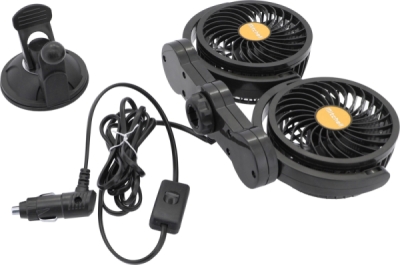 Compass ventilátor MITCHELL DUO 2x108mm 24V na přísavku