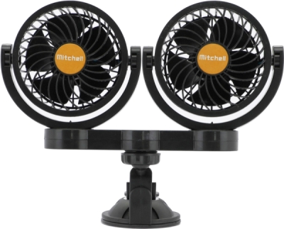 Compass ventilátor MITCHELL DUO 2x108mm 24V na přísavku