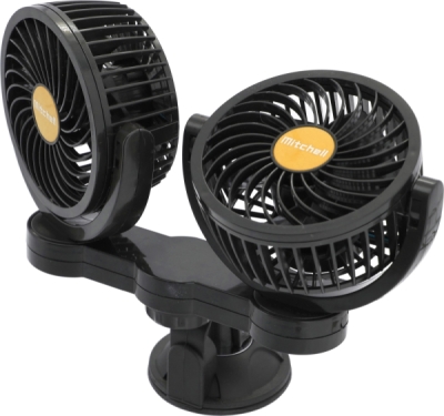 Compass ventilátor MITCHELL DUO 2x108mm 24V na přísavku