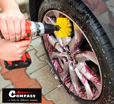 Kartáč sada 4ks 1/4" nástavec Compass
