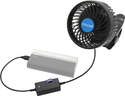 Compass ventilátor MITCHELL 115mm USB 5V klips