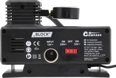Compass kompresor 12/230V BLOCK TÜV/GS