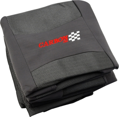 Compass potahy sedadel sada 9ks CARBON LIGHT šedé AIRBAG