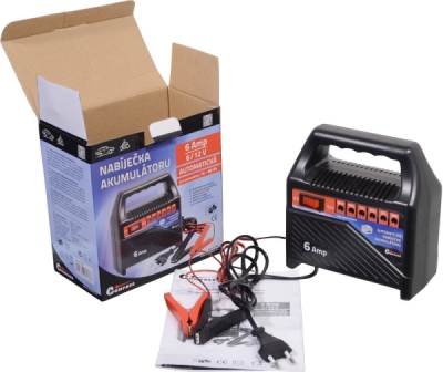 Compass nabíječka 6Amp 6/12V TÜV/GS/CE