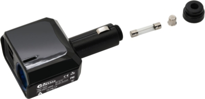 Compass adaptér pevný 12V + 2x USB 2400mA SELECT