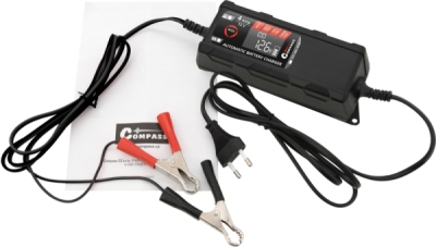 Compass nabíječka mikroprocesor 4Amp 12V PB/GEL/AGM/LiFePO4 LCD displej