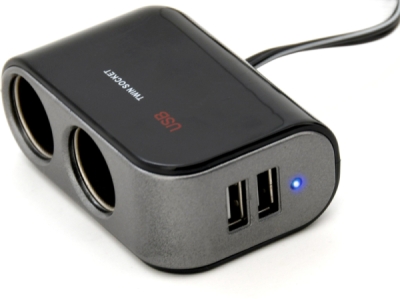 Compass rozdvojka 12/24V + 2x USB 2100mA