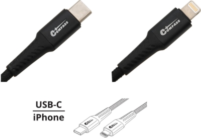Compass datový a nabíjecí kabel SPEED USB-C / iPhone 480 Mb/s 1,5m