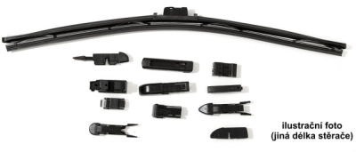 Stěrač HYBRID 710mm + 11 adaptérů TEFLON Compass