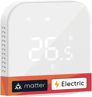 Meross Matter Smart Wi-Fi Termostat pro Elektrické Podlahové Topení, MTS215MA (EU verze)