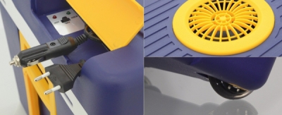 Autolednička chladicí box Compass 50l 230V/12V pojízdný
