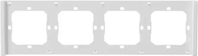 SONOFF čtyřrámeček pro 4 vypínače M5, 80 mm typ, bílý