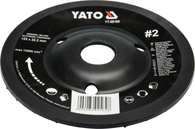 Rotační rašple úhlová 125 mm typ 2 Yato YT-59165