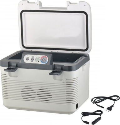 Autolednička chladicí box Compass 19l 12/24/220V double