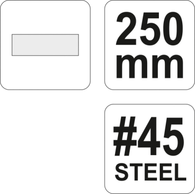 Yato Rašple na dřevo plochá 250 mm #45