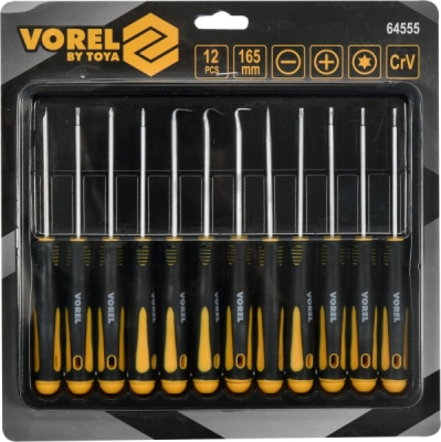 Vorel sada šroubováků a háčků pro jemnou mechaniku 12ks