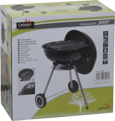 Gril na dřevěné uhlí kotlový Cattara BARI 46cm