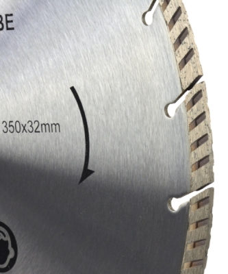 Kotouč řezný diamantový segmentový 350x32mm laser GEKO G00209