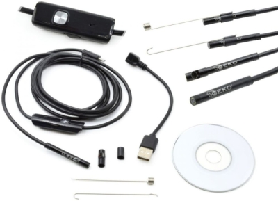 Inspekční kamera, endoskop 5,5mm, 2m, USB 2.0 GEKO G02942