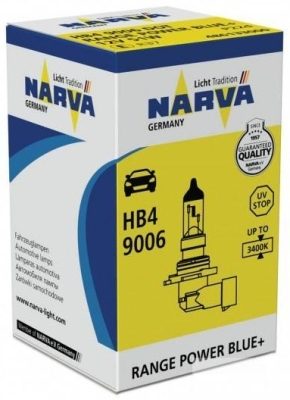 Žárovka Narva HB4, Range Power Blue + 48613