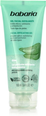 Babaria Aloe Vera Gel Exfoliante Facial 100 ml