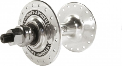 Náboj Sturmey-Archer hbt30f přední 36d alu stříbrný